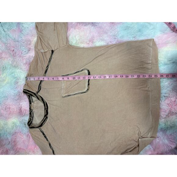 NWOT POL Blush Pink Hi Low Pocket Top Rayon Blend Large - Picture 8 of 11